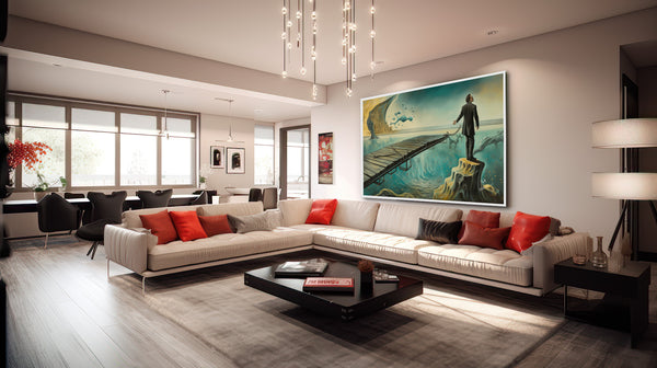 Surreal view of a River Ascend wall art