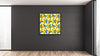 Pattern with shapes cube wall art - Cubist Tapestry