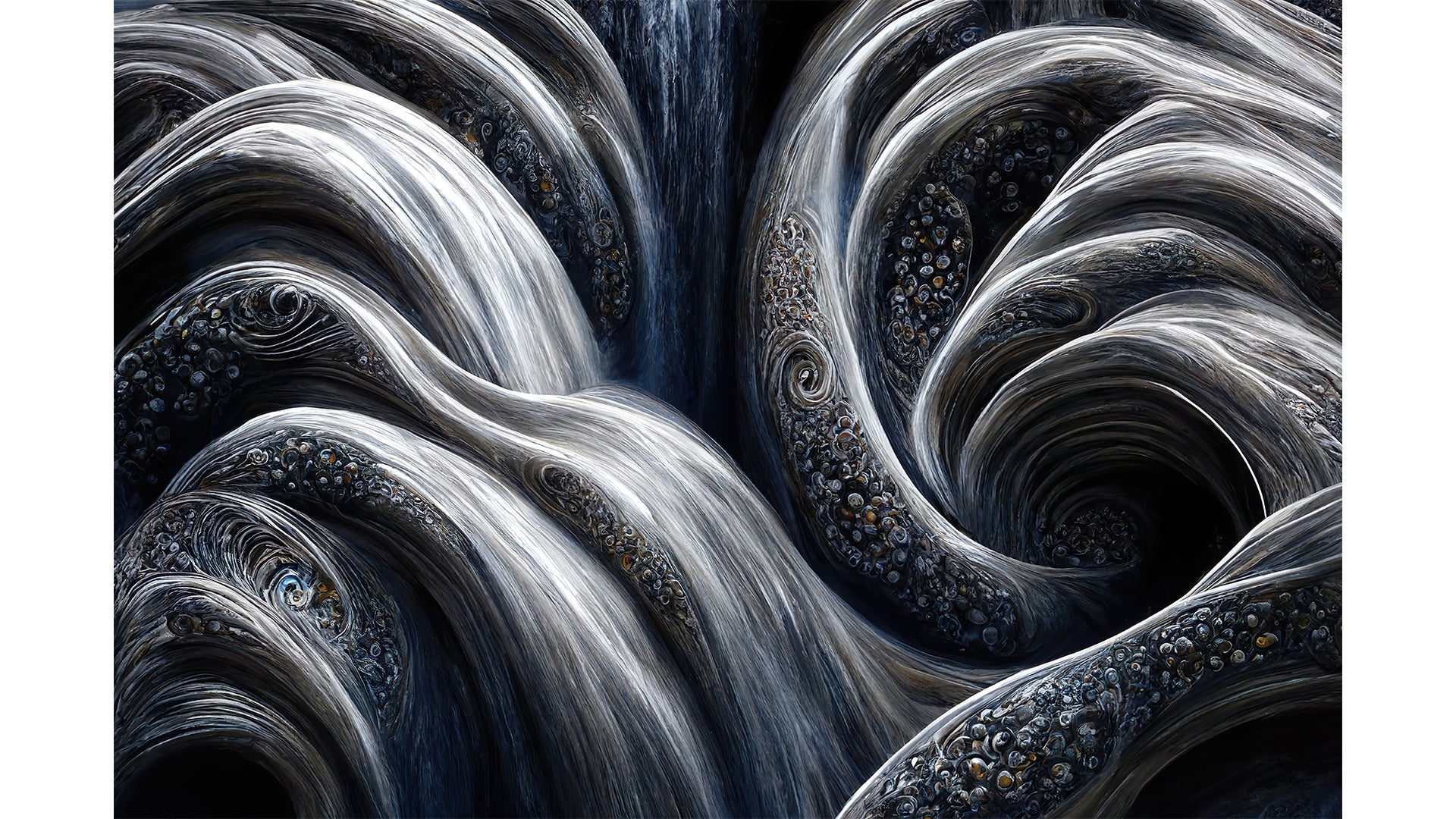 Een gekrulde waterval-nachtmerrie - The Curled Cascade Labyrinth