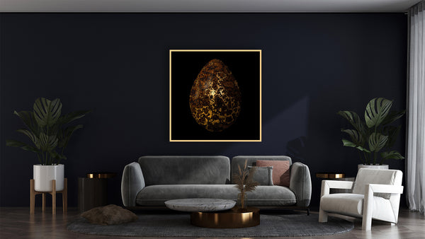 Pysanka Gold-Streaked Egg - Aureate Ovation