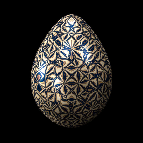 Emaille Tesselated Egg - Mozaïek Betovering
