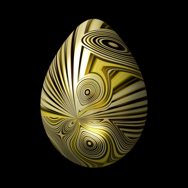 Lemon Metal Egg - Zestful Enigma