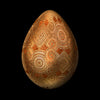Translucent Egg with Golden Patterning - Gilded Ether