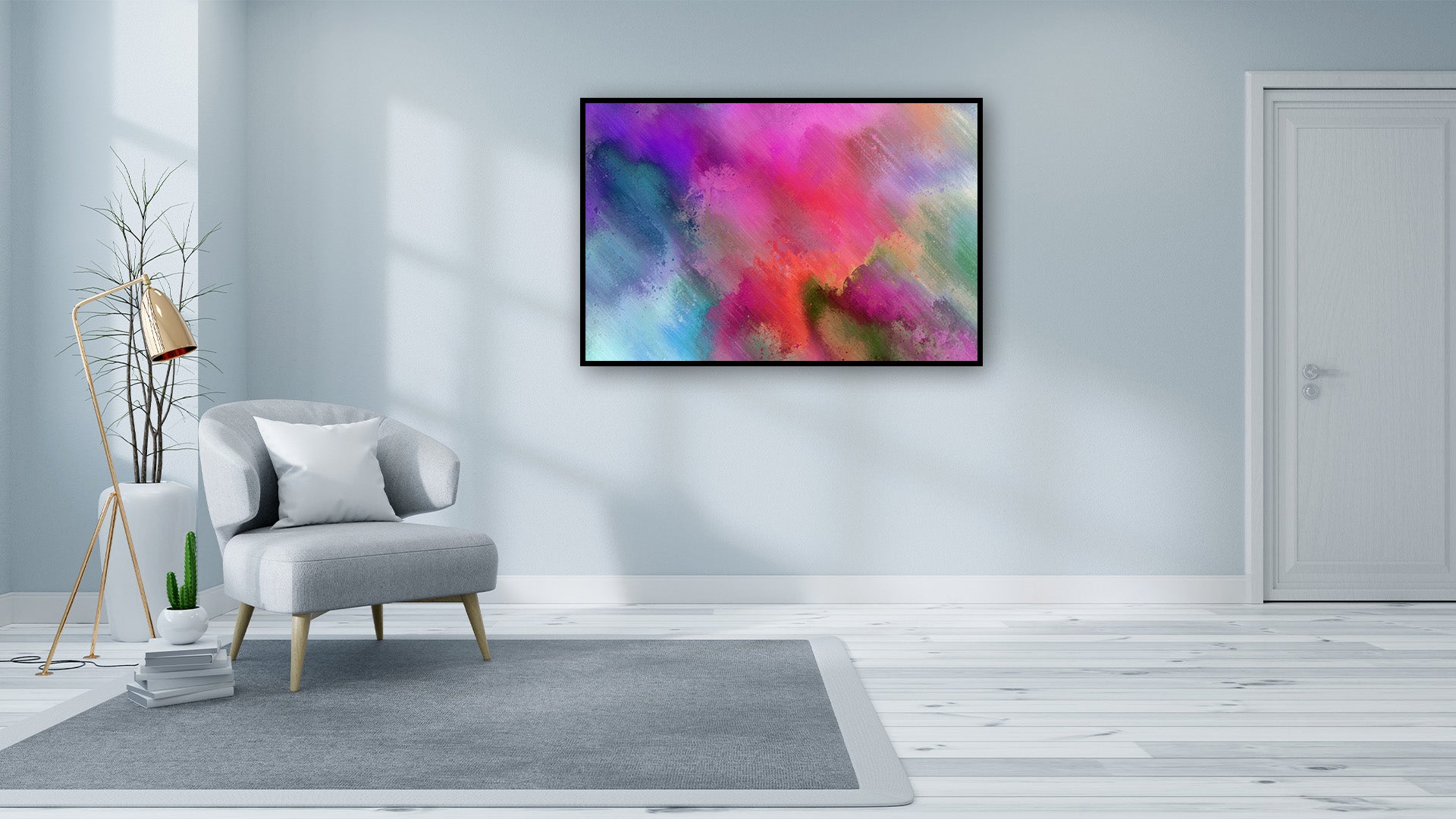 Abstract colorful artwork - Aquarelle Symphony