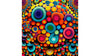 3D-weergave van kleurrijke cirkels abstract kunstwerk - Orbital Dance