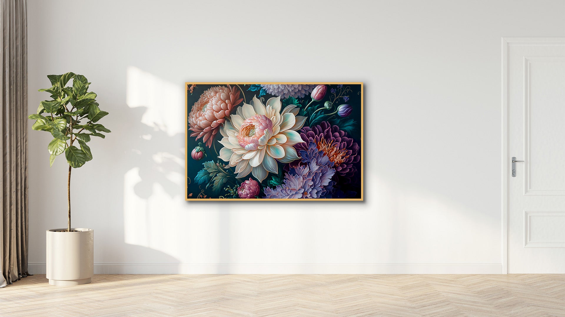 Art mural Opulence florale