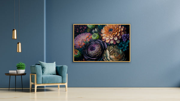 Artwork of beautiful digital flowers - Digital Blooms