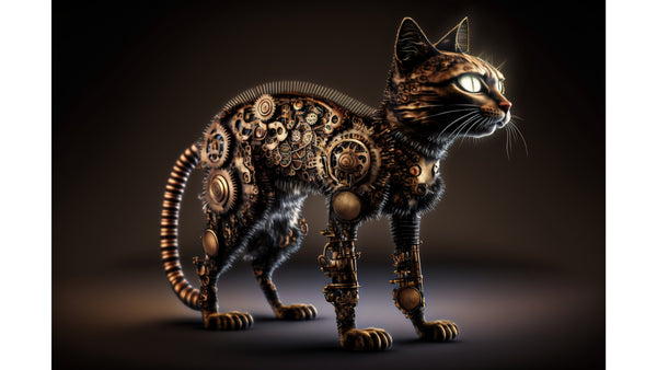 Steampunk cat