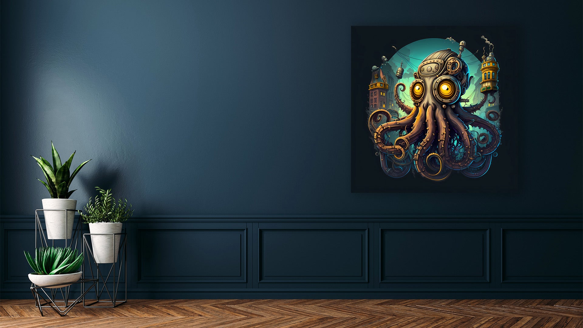 Octopus character Illustration Art