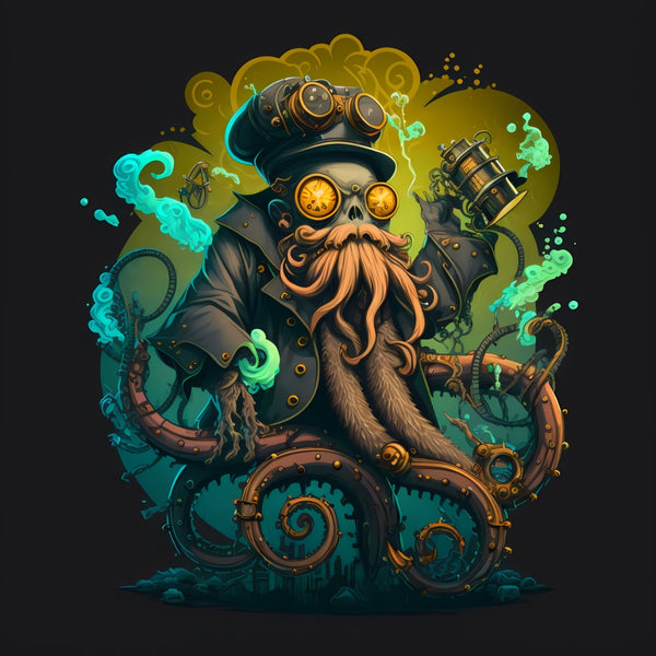 Octopuskarakter Illustratie Art Eightfold Engineer