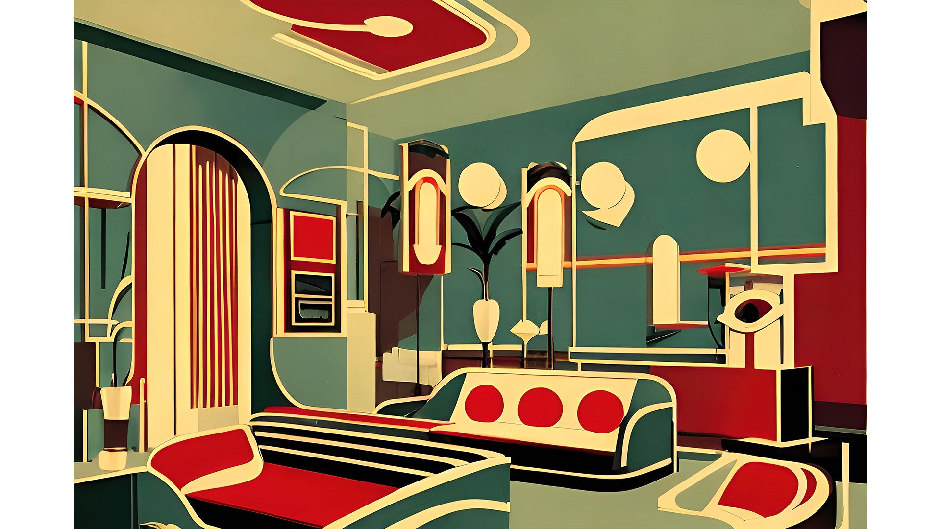 Vintage Art Deco Interior Design