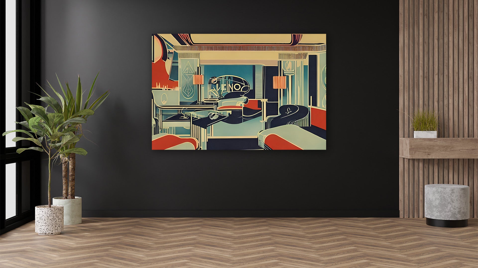 Design d'intérieur vintage art déco - Deco Spectrum Tentures